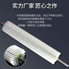 玻璃清洗机 尼龙丝硬毛刷圆形 工业毛刷 辊轮除尘抛光清扫器刷子