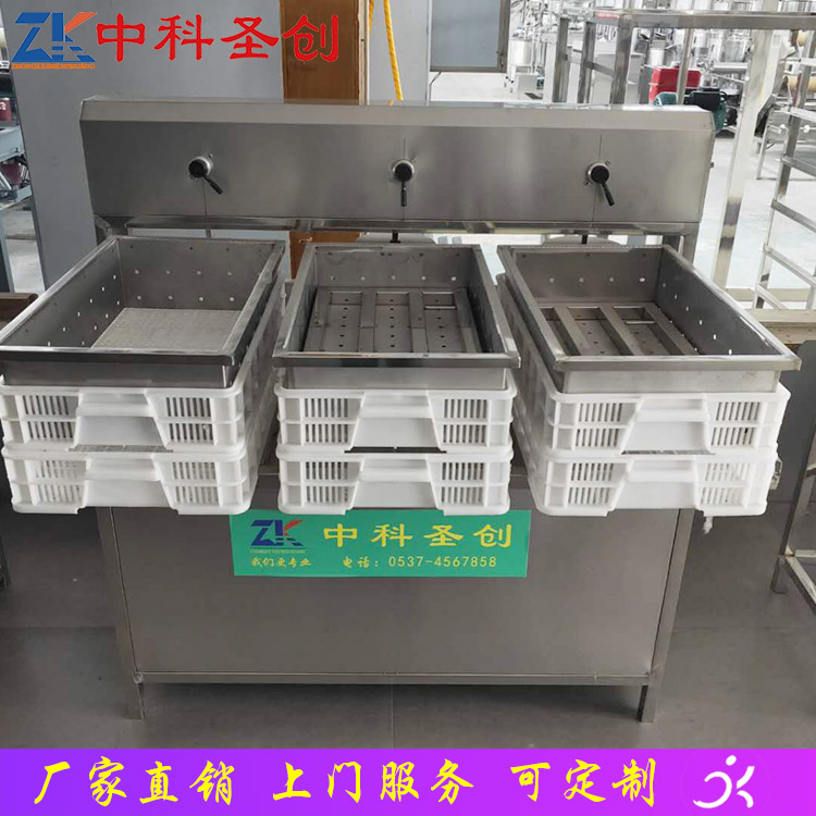 陵川县大豆腐生产线 全自动四盒豆腐机 豆腐机生产厂家
