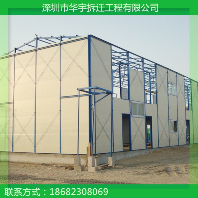 人住集装箱回收 集装箱样板房回收 铝合金门窗拆除