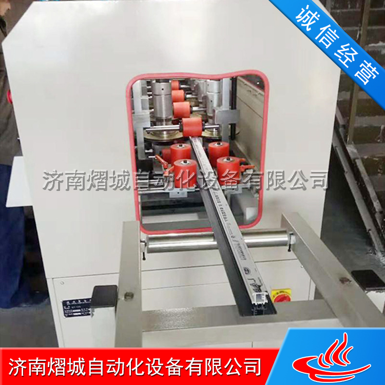 铝型材开齿穿条机厂家直销 铝塑铝开齿穿条一体机铝门窗加工设备