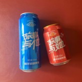 精品易拉罐啤酒生产厂家 故事与他/她 红罐蓝罐 任你选择  有意电联