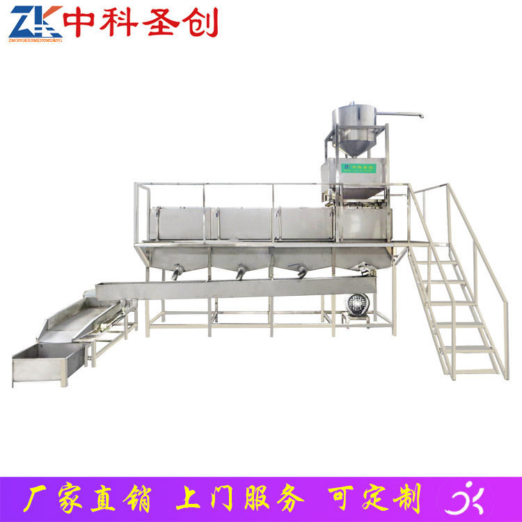 新型黄豆泡豆线 巴青县大型泡豆线 自动泡豆分豆 过滤杂质