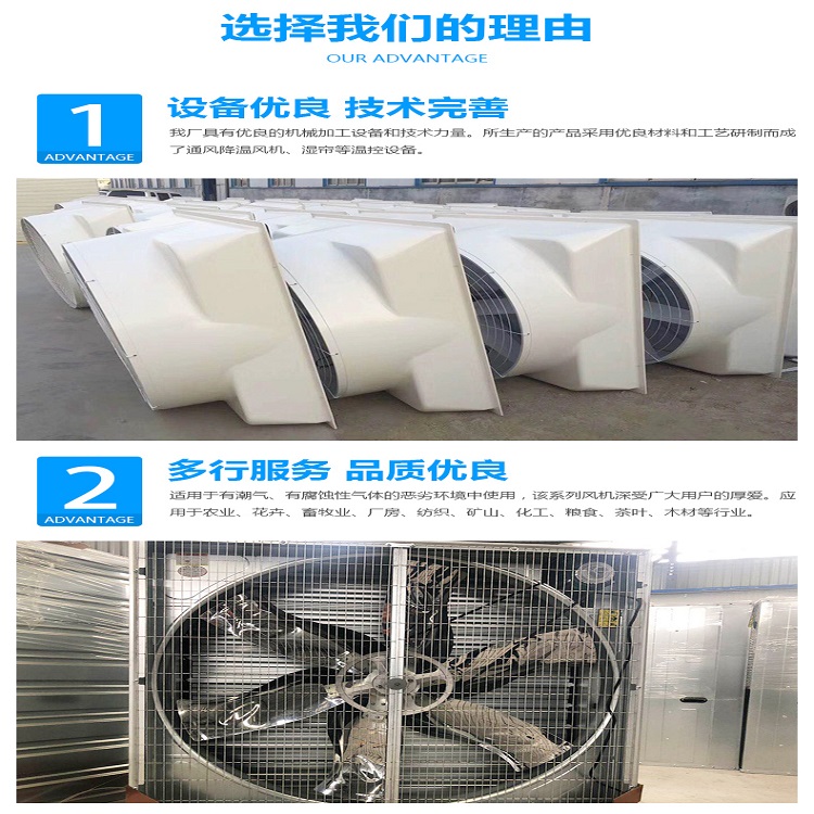 厂家直供鸡鸭猪舍排风设备大功率