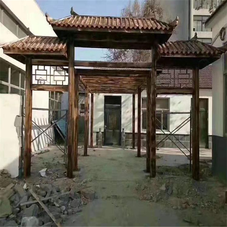 防腐木门楼价格 木拱门防腐木门楼 品质保障 极速发货