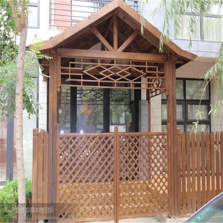 古建防腐木门楼 河南防腐木门楼供货商 价格优惠 现货供应