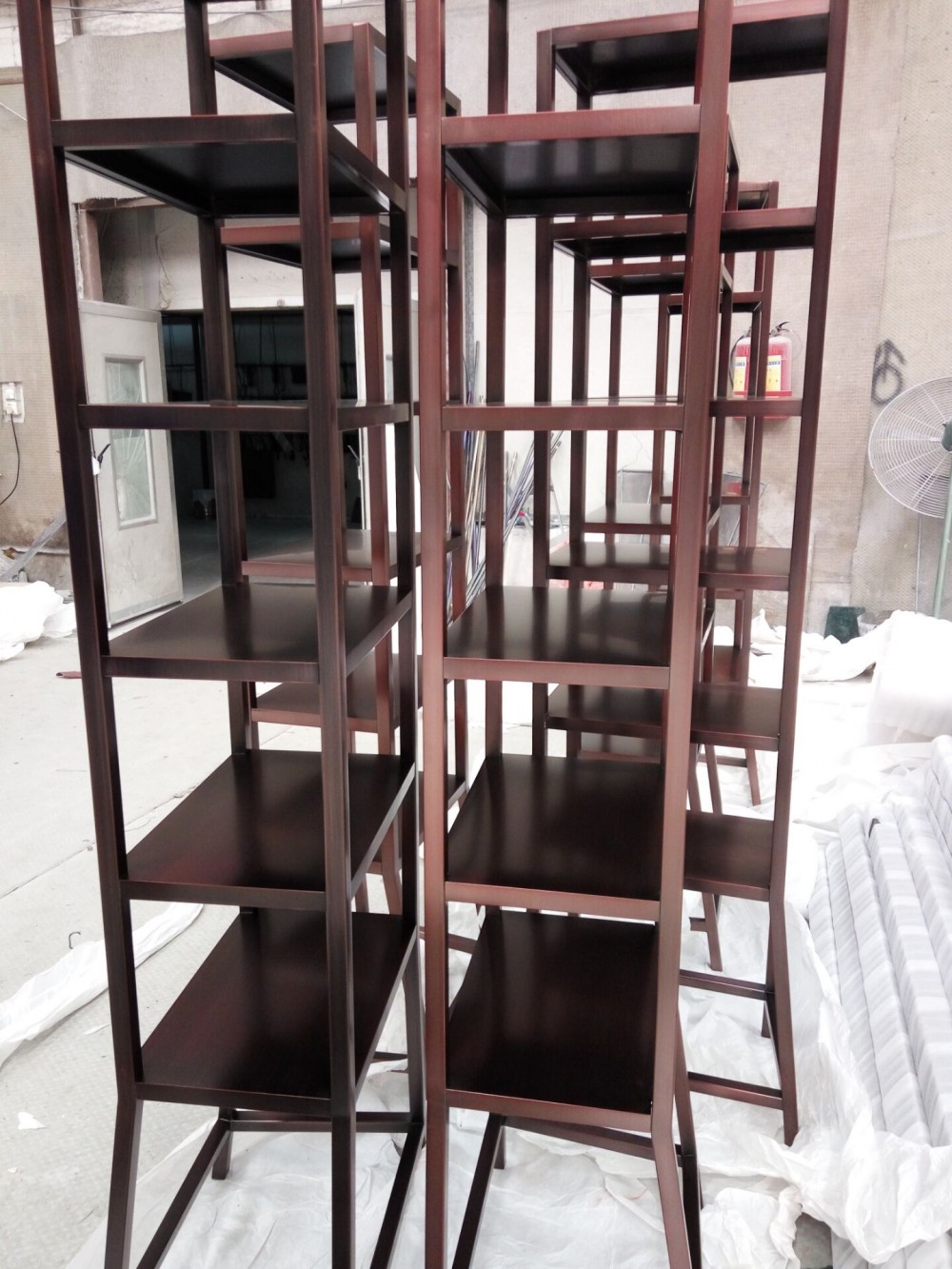定制 不锈钢现代简约家居装饰架酒架广告框架置物架展示柜制品非标定制