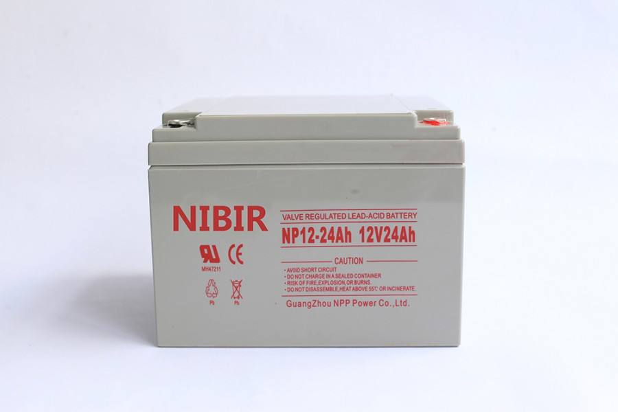 NIBIR蓄电池NP12-24Ah  12V24AH 内置电源阀控式储能铅酸蓄电池蓄电池