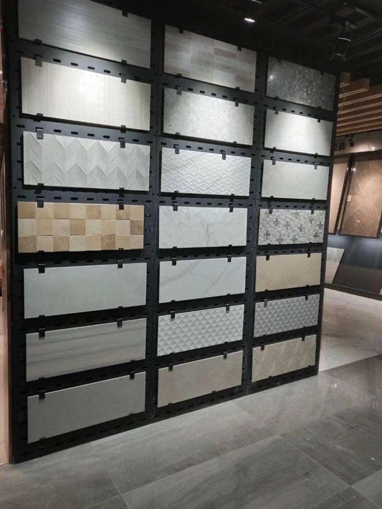 瓷砖展示架子 瓷砖展架图片 穿孔板展架厂家联孜