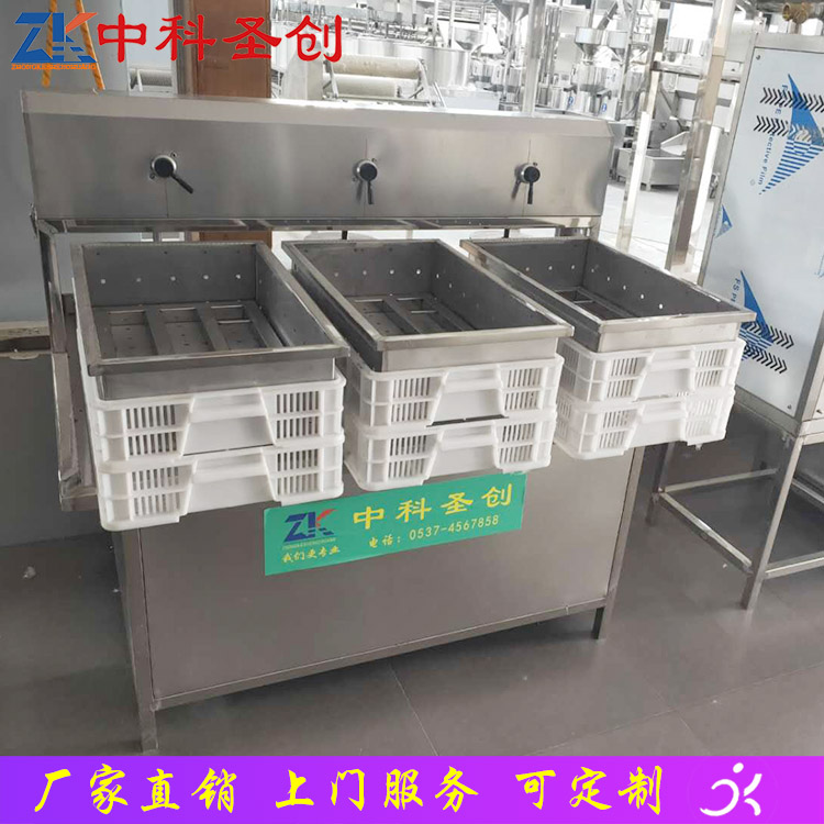 自动气压双盒豆腐机 宝塔区一体式豆腐机 自动磨浆煮浆一体机