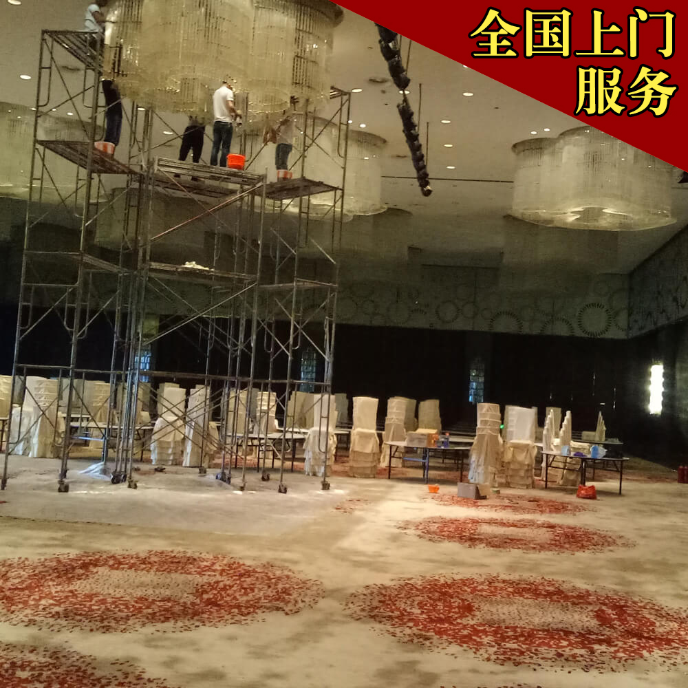 吴江区  各大城市连锁上门服务 家装别墅大厅灯具装饰 水晶灯清洗 宴会厅大型酒店工程灯具