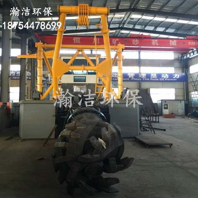 可定制挖泥船尺寸 河道清淤设备船