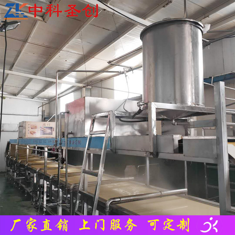 生产腐竹的机器 米脂县自动腐竹生产线 大型腐竹机厂家
