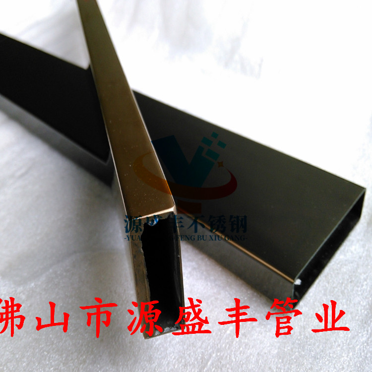 304#不锈钢拉丝扁通60*10*1.0不锈钢矩形管60*12*1.0现货