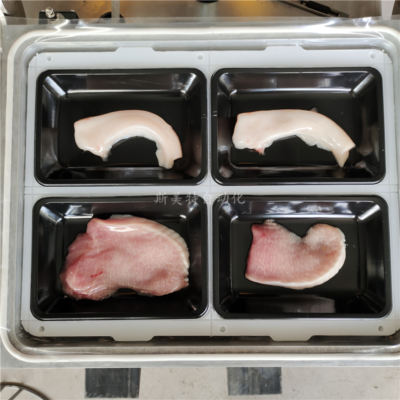 牛排覆膜包装机 羊猪肉托盘真空包装设备