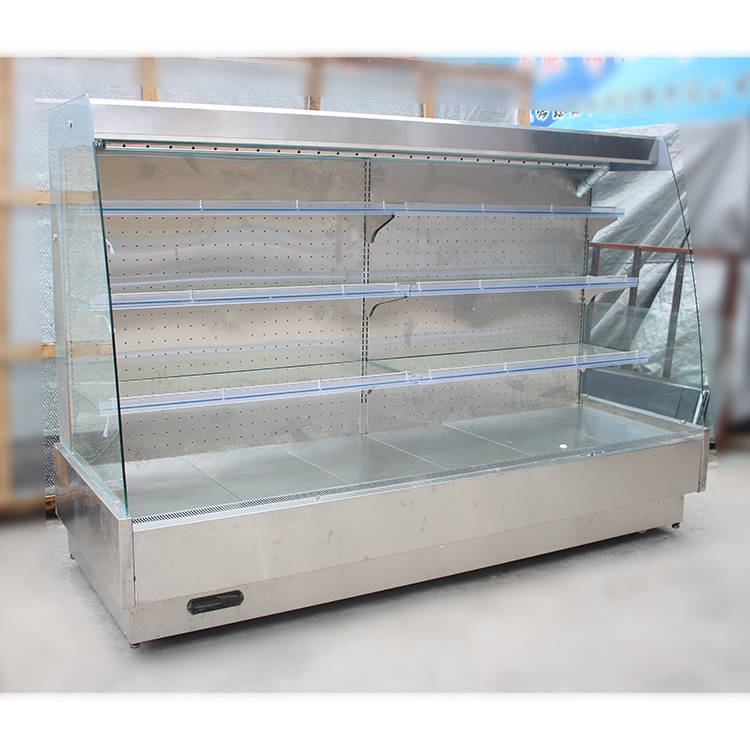 厂家直销风幕柜 商超专用果蔬冷藏展示柜 便利店风幕柜 不锈钢风幕柜