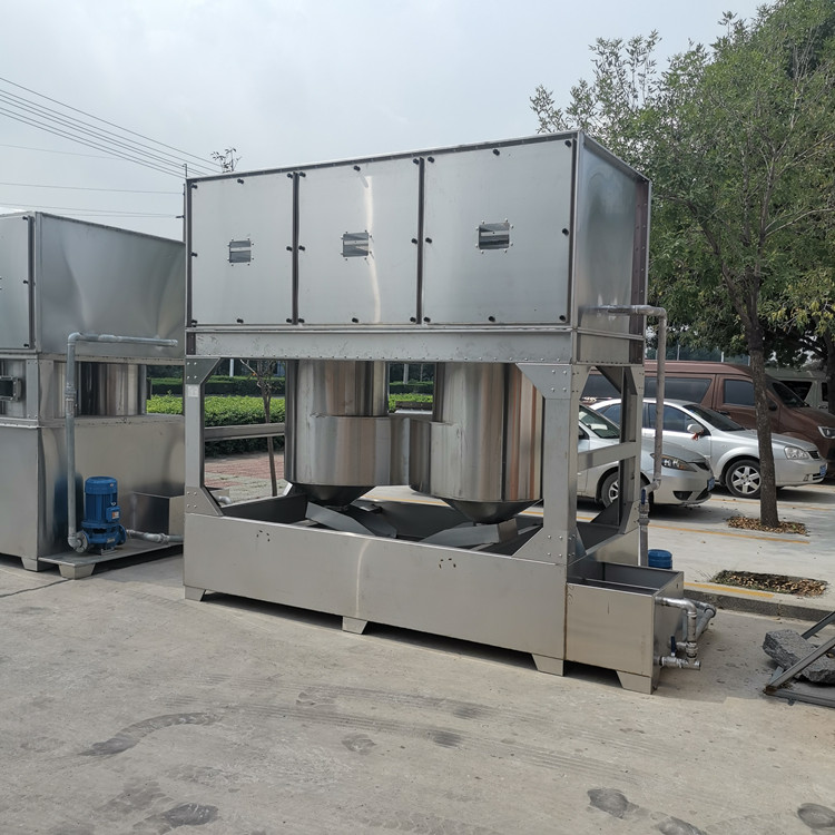气旋塔 气旋混动喷淋塔 不锈钢方形旋流塔气璇喷漆柜 喷漆房橡胶厂 脱硫除尘 降温除臭废气处理设备