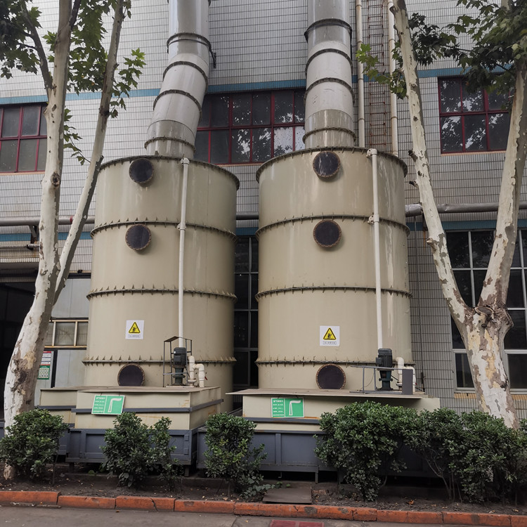 PP喷淋塔 酸雾净化洗涤塔 脱硫中和除臭塔 生物除臭填料塔 橡胶厂屠宰场污水处理厂用除臭除味环保设备