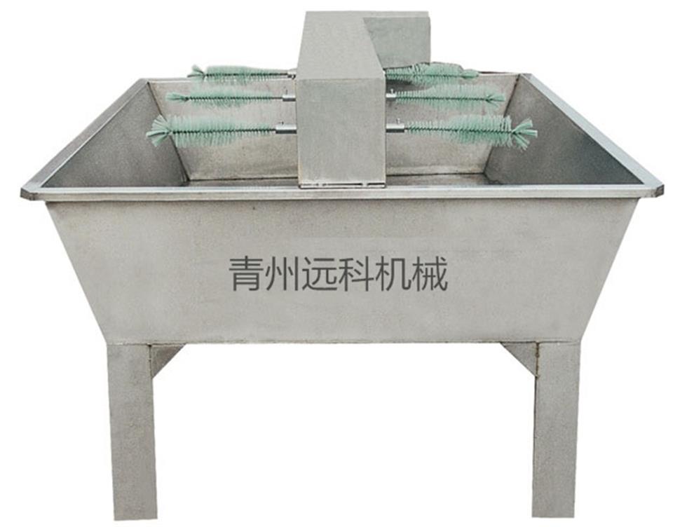 全自动回转式冲瓶机  链轨式刷瓶机  6头水槽式刷瓶机  塑料瓶翻转冲瓶机 【远科】灌装机械