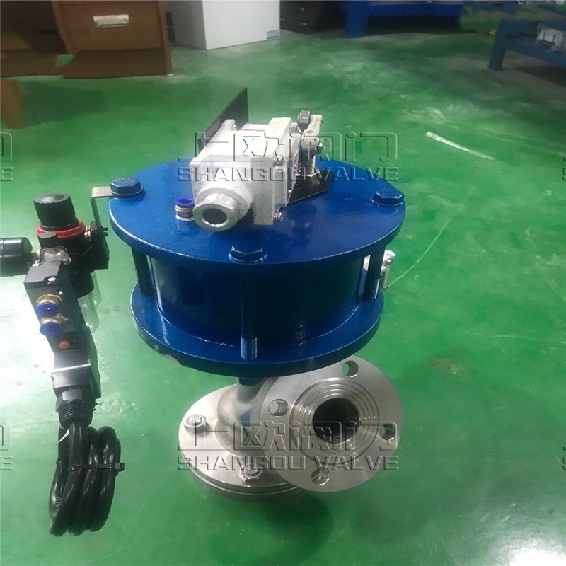 FL41W气动釜底放料阀