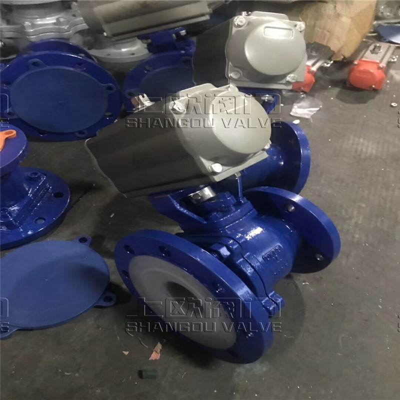 FQ41F46气动衬氟放料阀