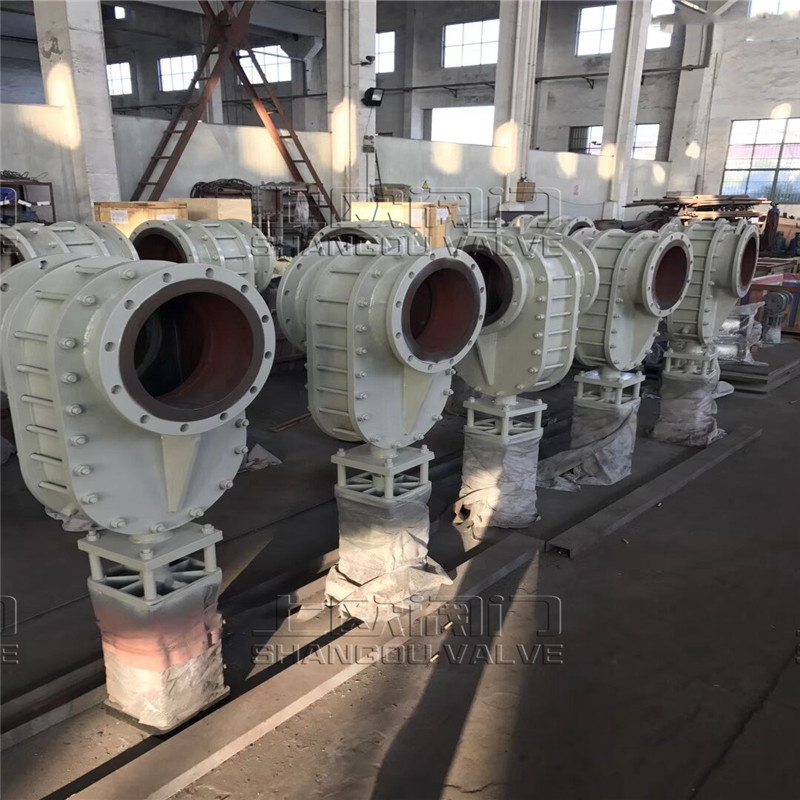Z674TC气动双闸板出料阀