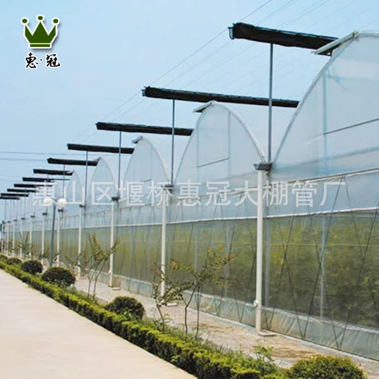 地膜覆盖温室连栋大棚 升温降湿温室连栋大棚 厂家可定制