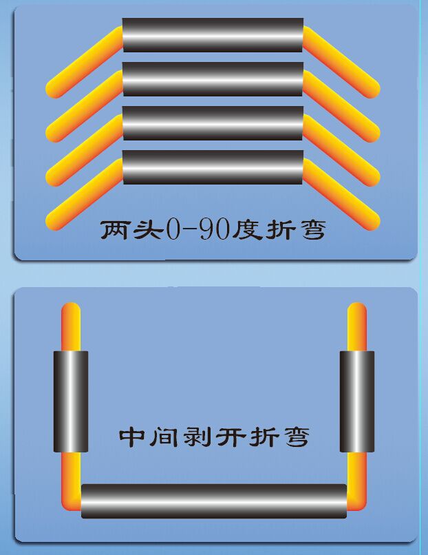 折弯机 可以储存100条剥线规格 折弯机 可0-90度任意范围均可