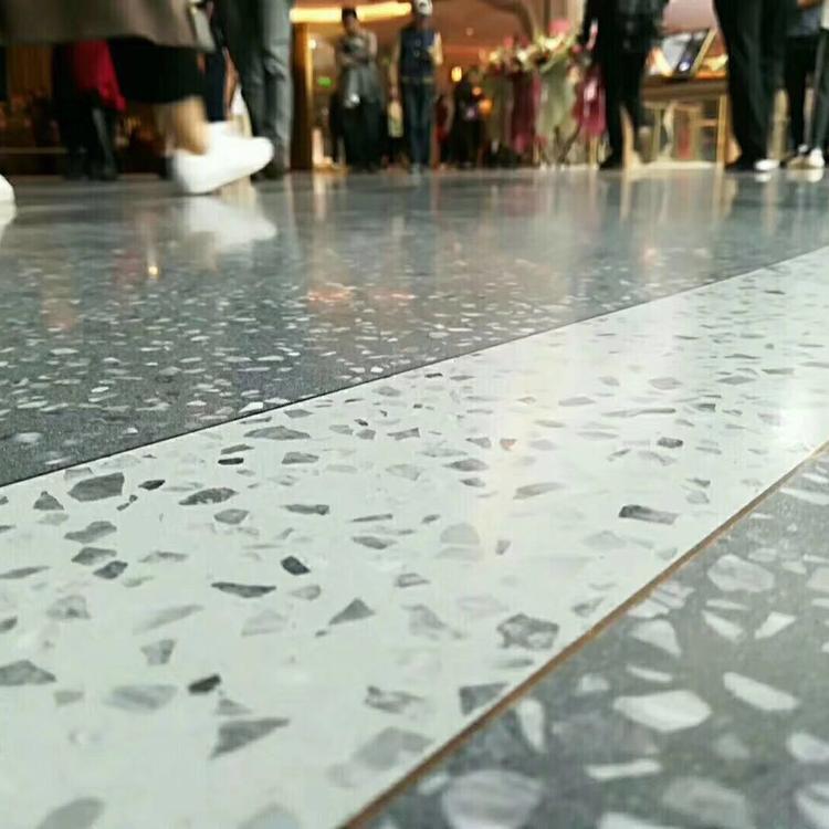 东营广饶无机磨石水磨石商场高档地面酒店地坪材料