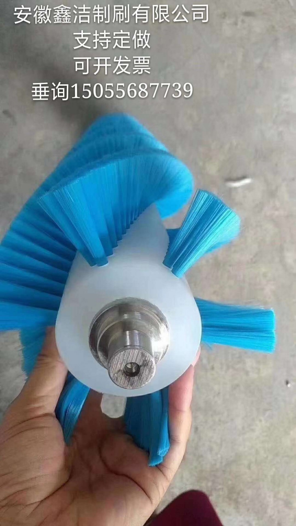 厂家直销工业毛刷轮 带轴尼龙丝辊刷 滚筒清洗刷 尼龙丝圆柱刷 空心毛刷轮 圆形圆柱刷