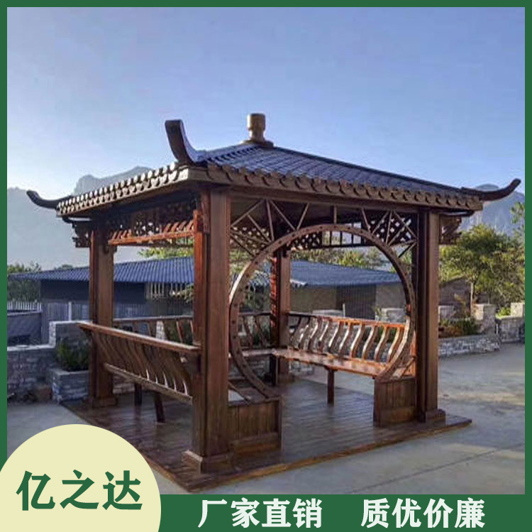 防腐木凉亭价格 双层防腐木凉亭 外形美观 支持定制