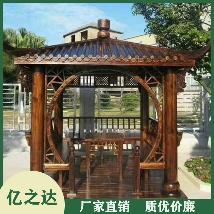 郑州出售防腐木凉亭 双层防腐木凉亭 质量保证 值得信赖