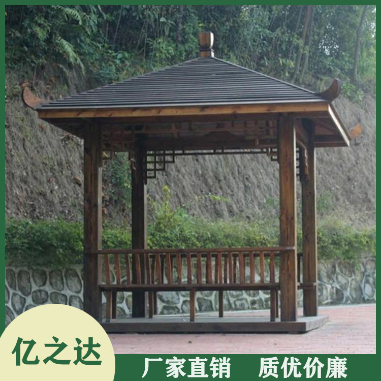 郑州出售防腐木凉亭 防腐木凉亭建材 质量保证 值得信赖