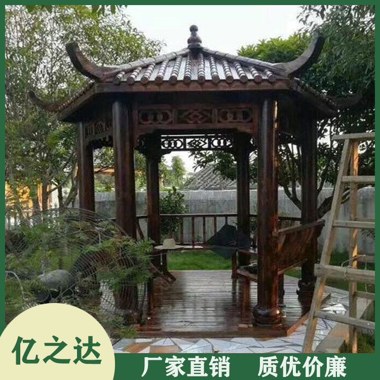 定制防腐木凉亭 双层防腐木凉亭 厂家直销 大量现货