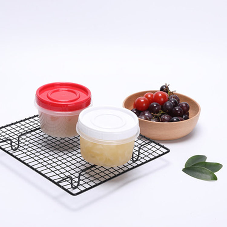 厂家批发一次性密封甜品圆碗外卖打包汤粥碗塑料加厚汤杯可定制