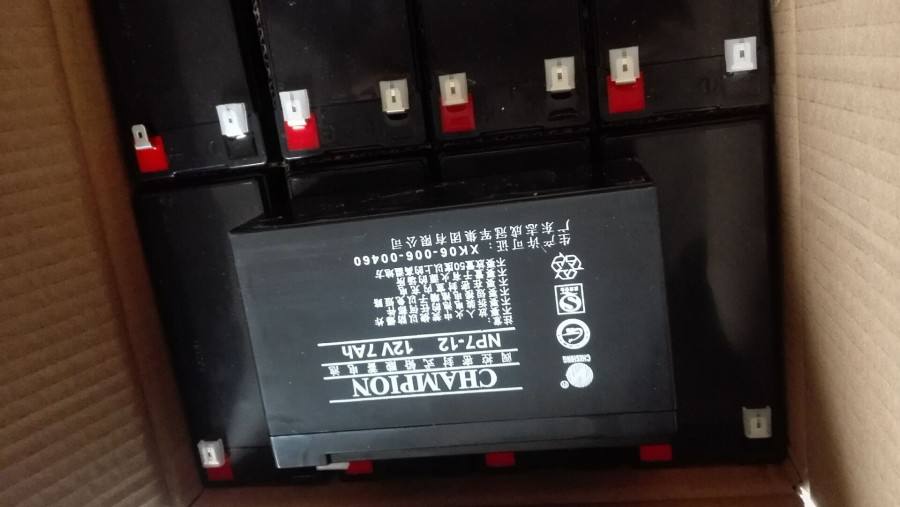 CHAMPION蓄电池NP9-12 志成铅酸蓄电池12V9AH 阀控式储能铅酸蓄电池