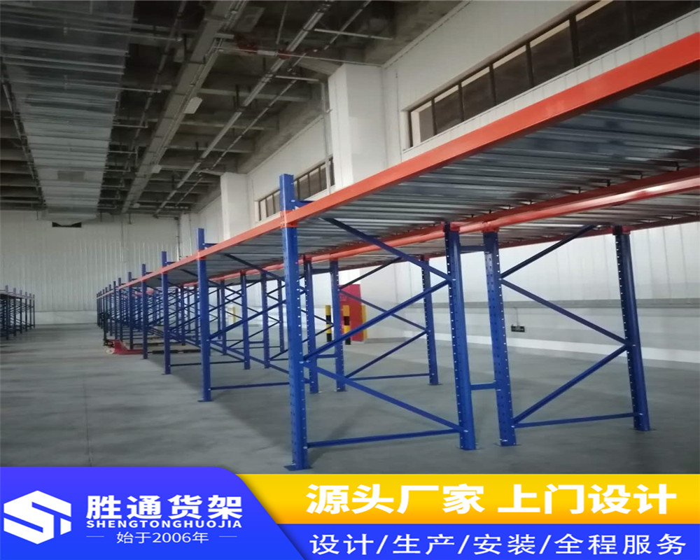 胜通货架厂家     批发中型仓库储物架   阁楼货架厂家     重型大型库房仓储置物架300KG每层