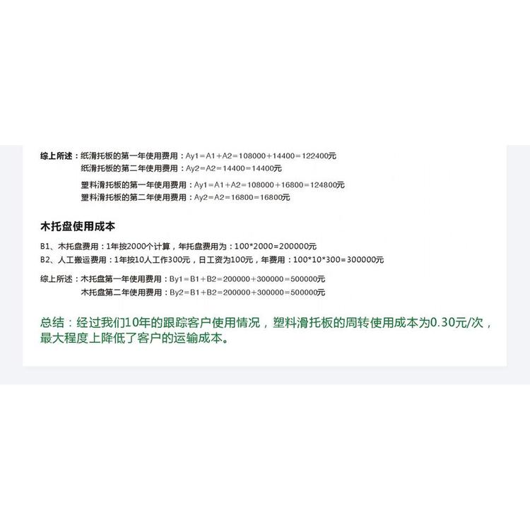 各大规格3000（kg）10-20元/个(尺寸和承重不同价格有异)滑托板 价格 滑板式纸托盘供销