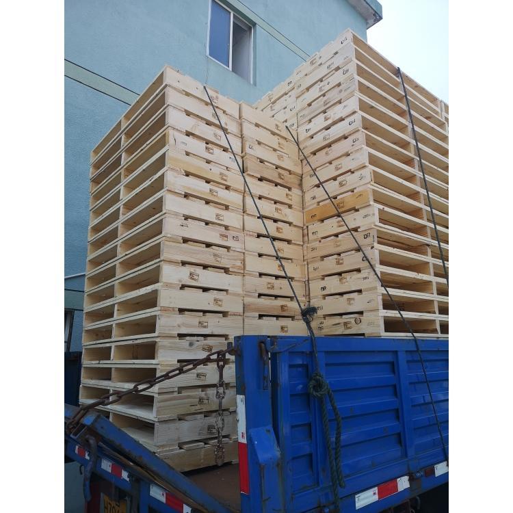 烟熏5-6层杉木木托盘销售 木托盘热处理工厂