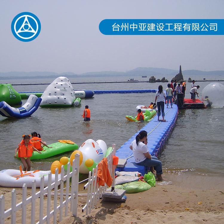 水上工程浮筒厂家 水上游泳池生产商 观光水上平台设计