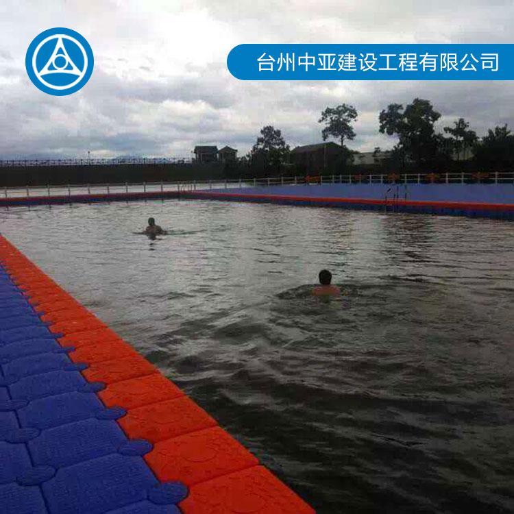 水上平台浮筒 水上游泳池生产商 浮筒泳池休闲