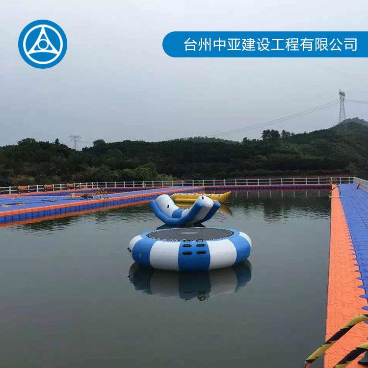 水上工程浮筒厂家 水上游泳池定制 浮筒游艇码头定制