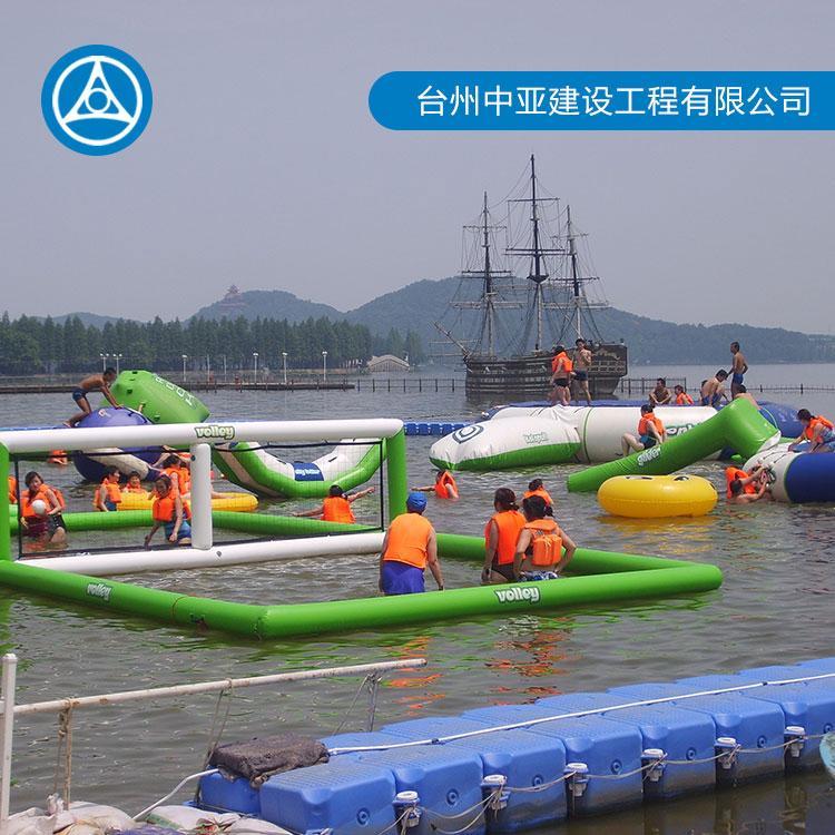 水上工程浮筒生产商 水上游泳池设计 移动游泳池休闲