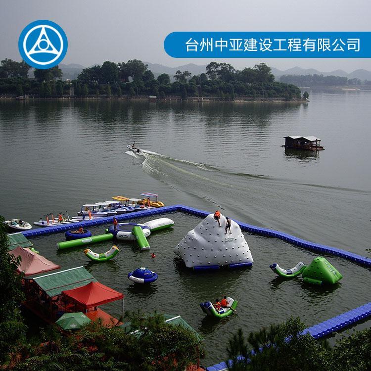 中亚水上工程 水上游泳池设计 移动游泳池现货