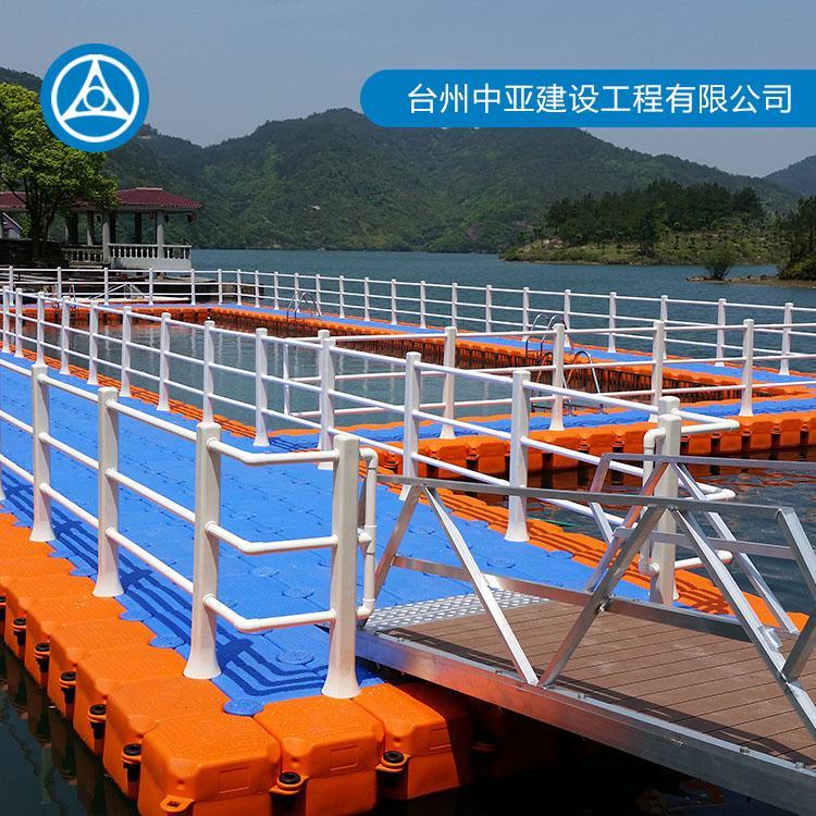 水上工程浮筒生产商 水上游泳池定制 浮筒式游泳池设计
