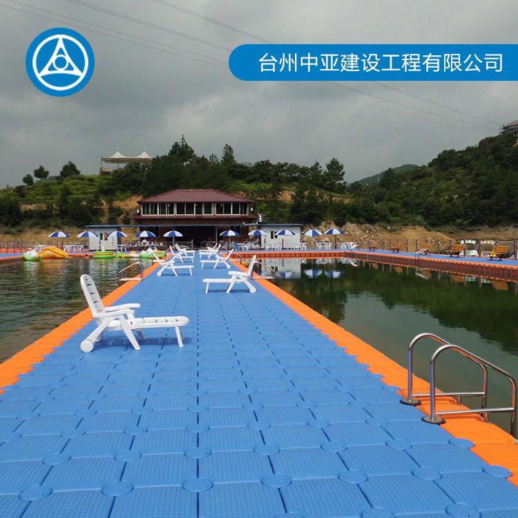 水上工程浮筒厂家 水上游泳池设计 浮筒泳池设计