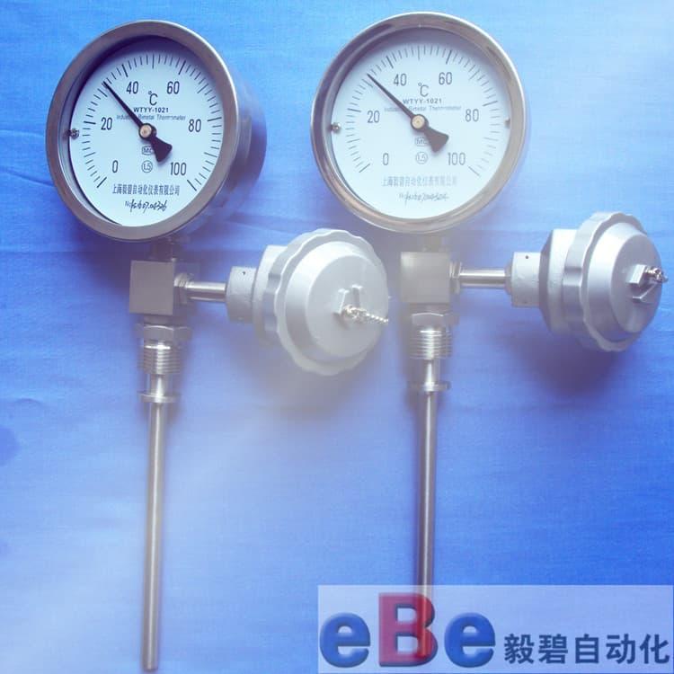 耐震双金属温度计专业生产厂家 径向型双金属温度计厂家直销