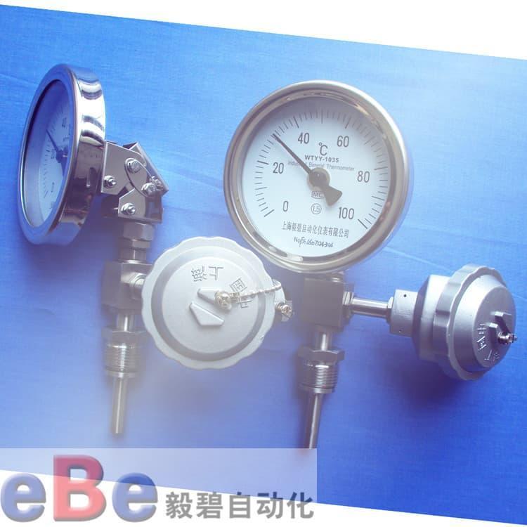 不锈钢双金属温度计厂家供应 万向型双金属温度计厂家供应
