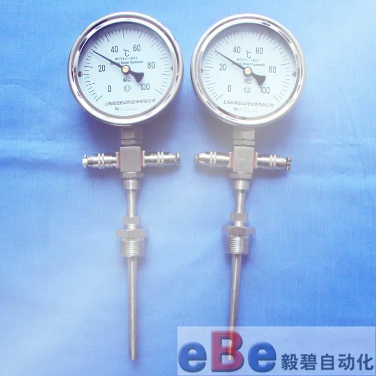 远传双金属温度计生产厂家 螺纹式双金属温度计专业生产