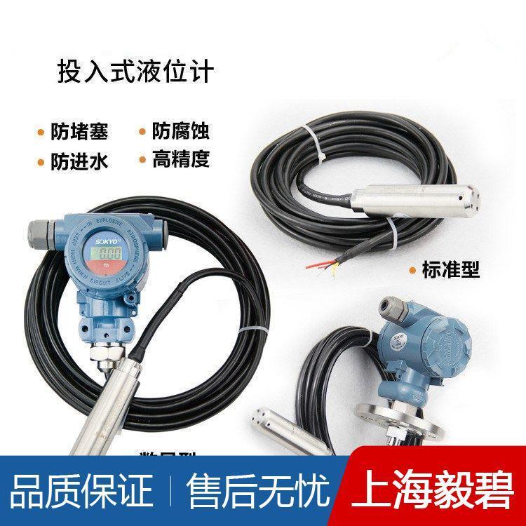 现场显示型投入式液位变送器专业生产 投入式液位计供应