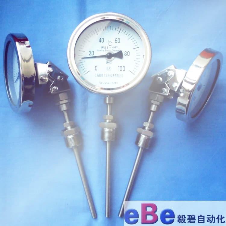 抗震双金属温度计供应 热套式双金属温度计价格优惠